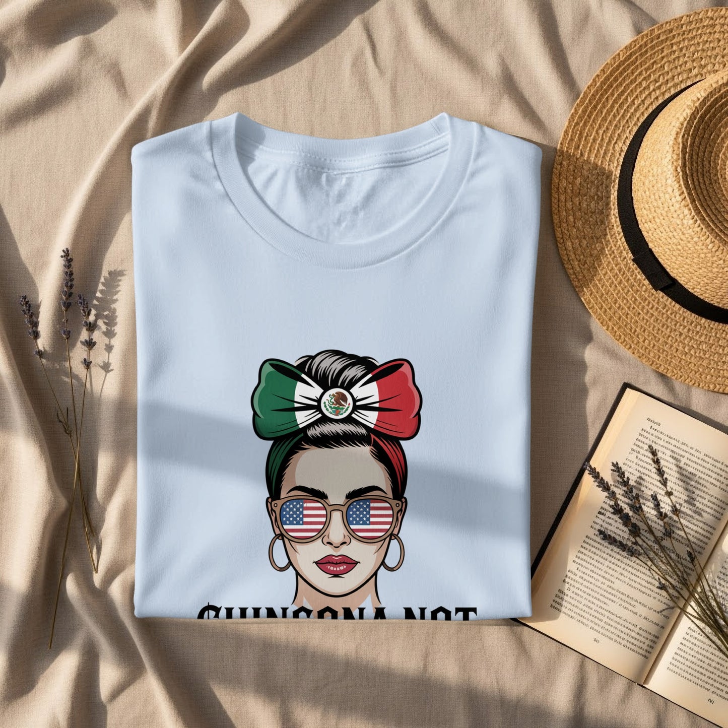 Stylish Sunglasses Mexican Patriotic Graphic T-shirt product