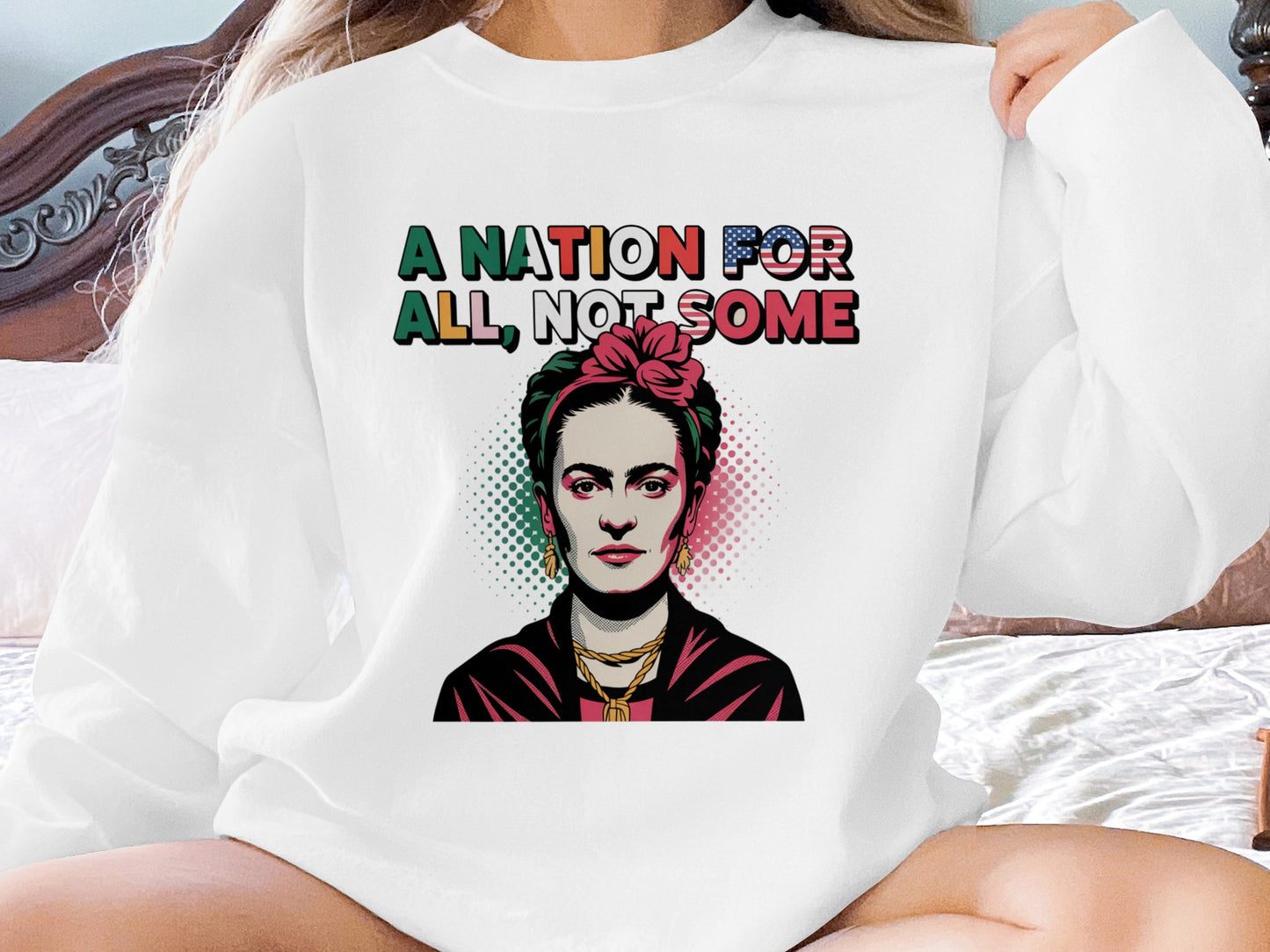A Nation for All Not Some Graphic Sweatshirt product