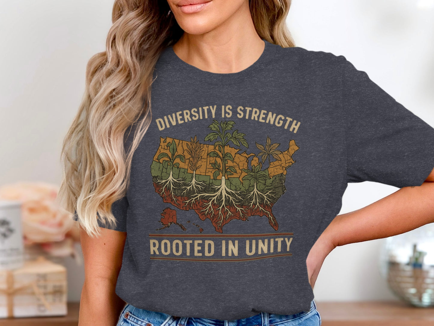Diversity Is Strength Rooted in Unity T-shirt product type
