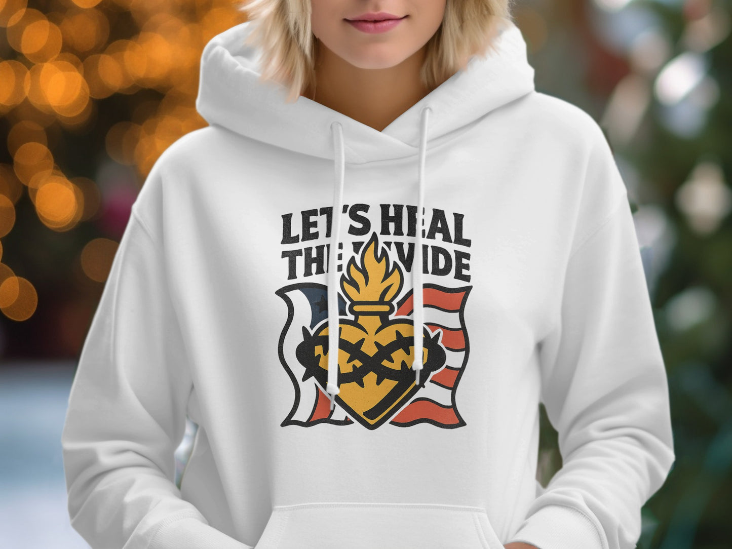 Lets Heal The Divide Graphic Hoodie Product