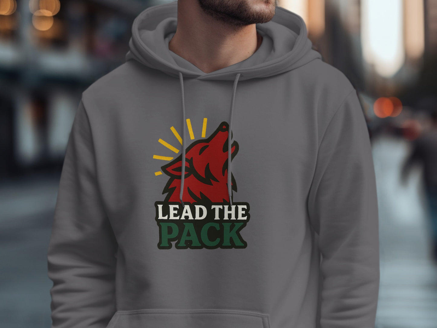 Lead The Pack Wolf Hoodie product type