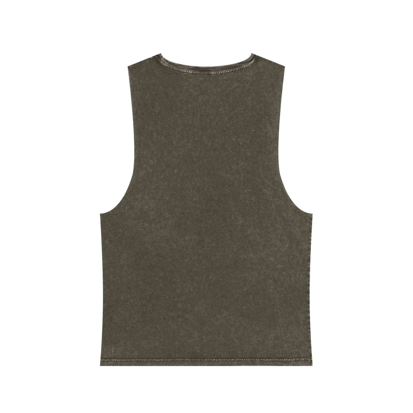 Unisex Stonewash Tank Top - 'Rainbows Not Eyebrows' Graphic Tee