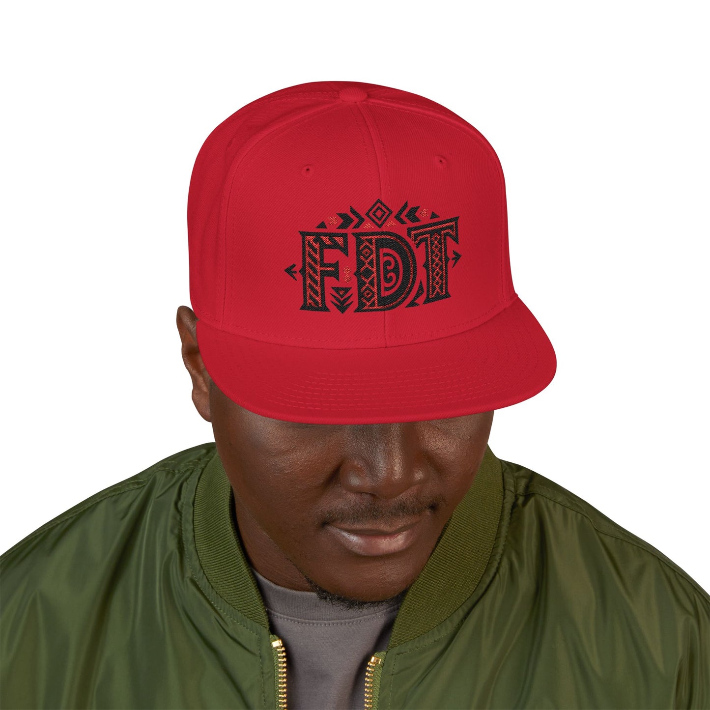 FDT Chinga Tu MAGA Embroidered Snapback Cap, Stylish Adjustable Hat, Gift for Dads, Streetwear Accessory, Trendy Headwear for All Occasions