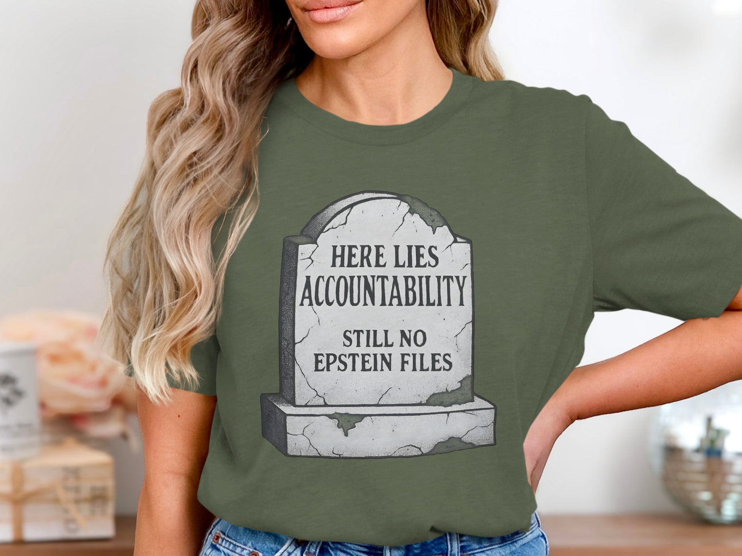 Here Lies Accountability Still No Epstein Files product type