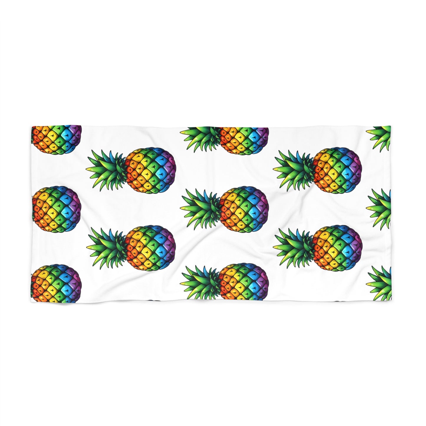 pride towell Vibrant Pineapple Beach Towel, Summer Beach Gear, Tropical Pool Accessories, Perfect for Vacations, Gift for Beach Lovers