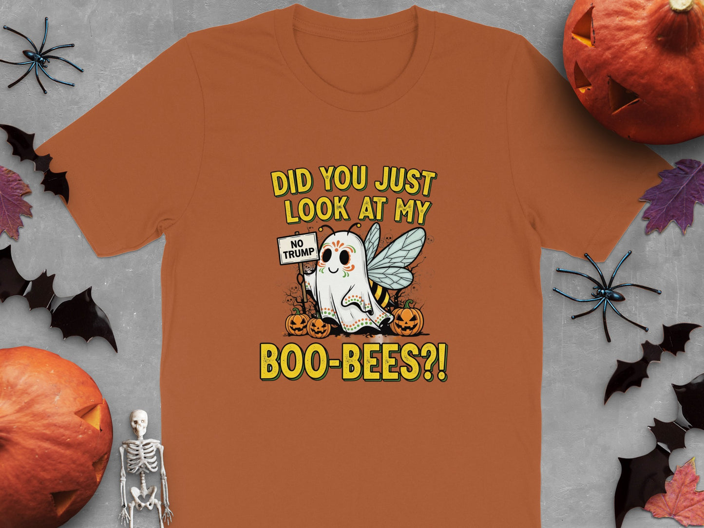 Funny Halloween Ghost Boo Bees Trump T-shirt product