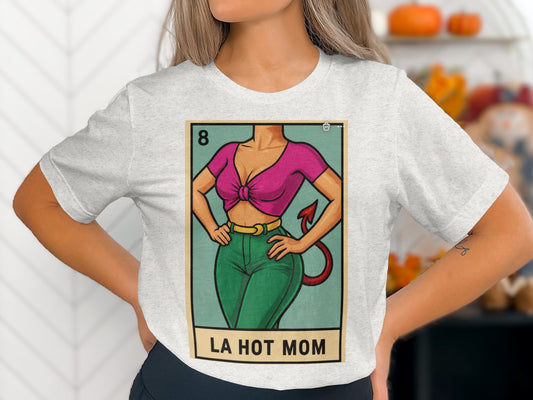 LA Hot Mom Illustration Tee Shirt product type