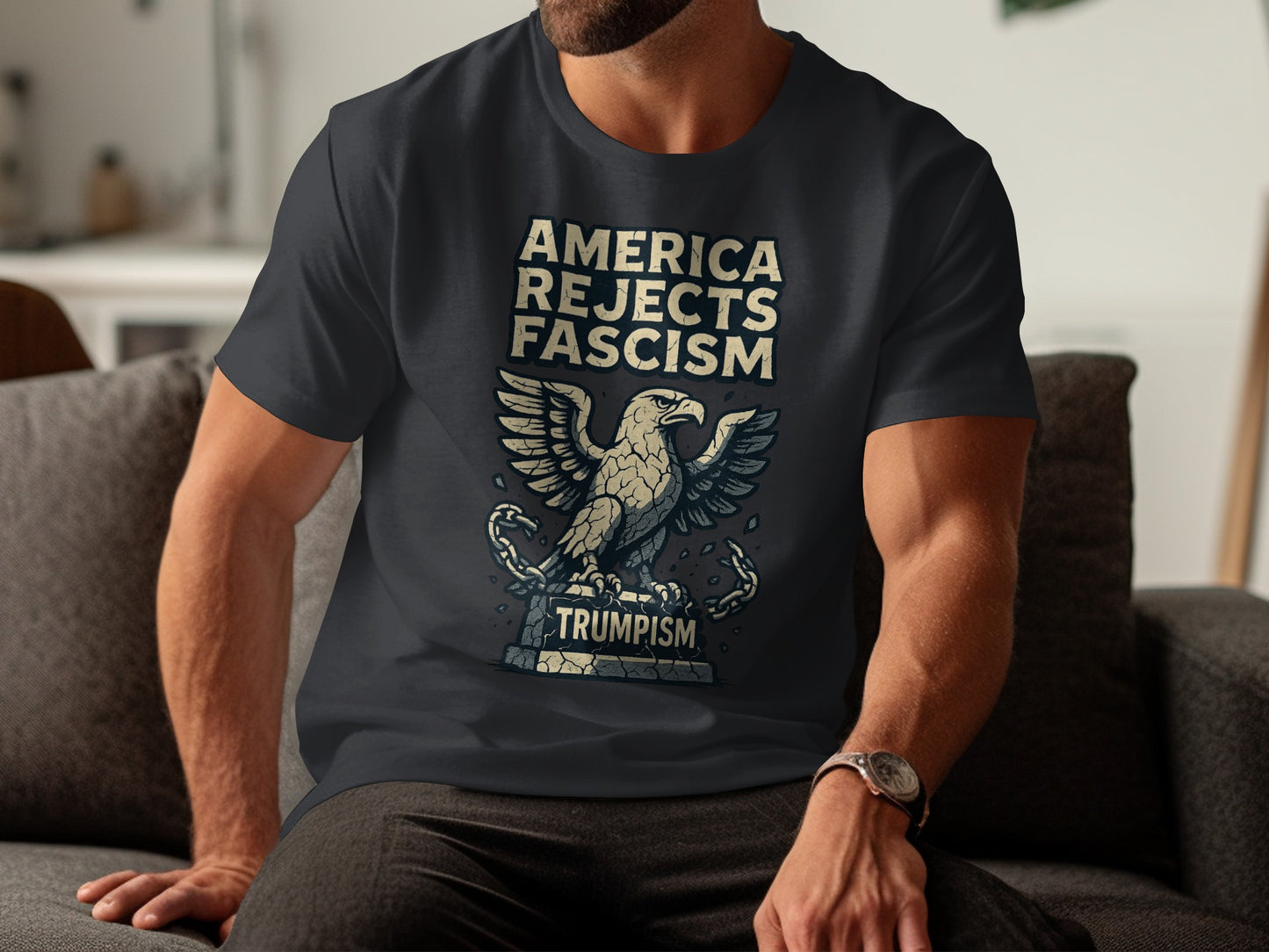 America Rejects Fascism Trumpism Graphic Shirt product