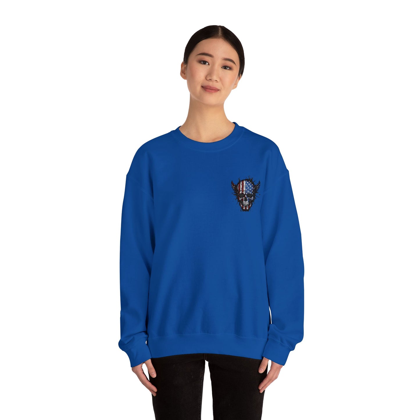 Artistic Graphic Crewneck Sweatshirt - Bold Design for Creative Souls