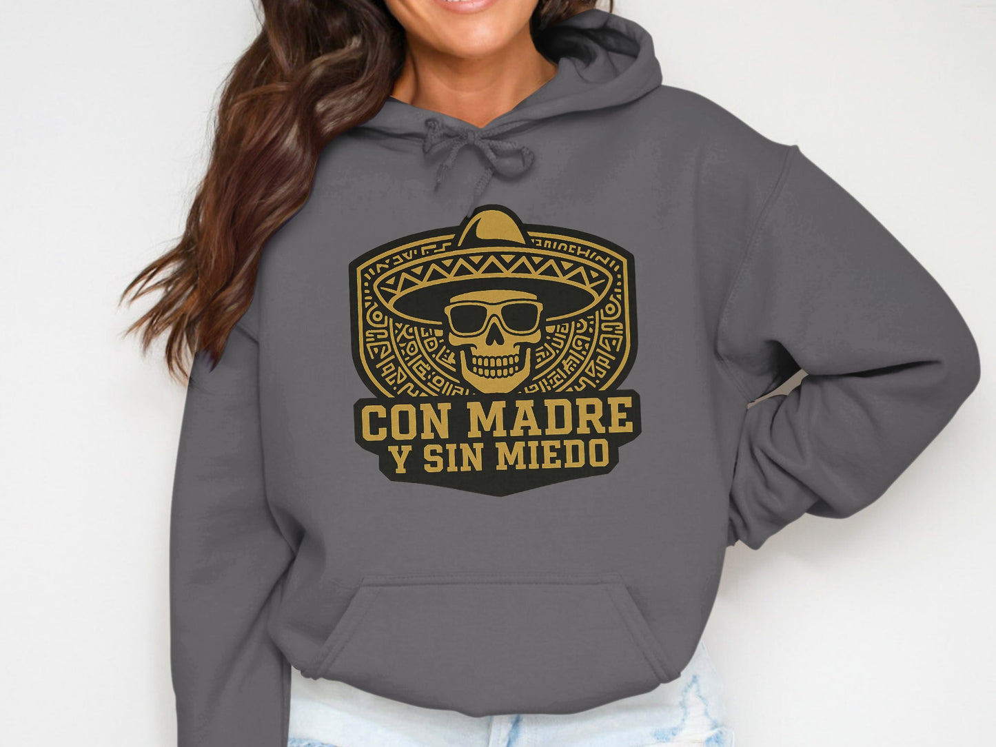 Con Madre Y Sin Miedo Graphic Hoodie product