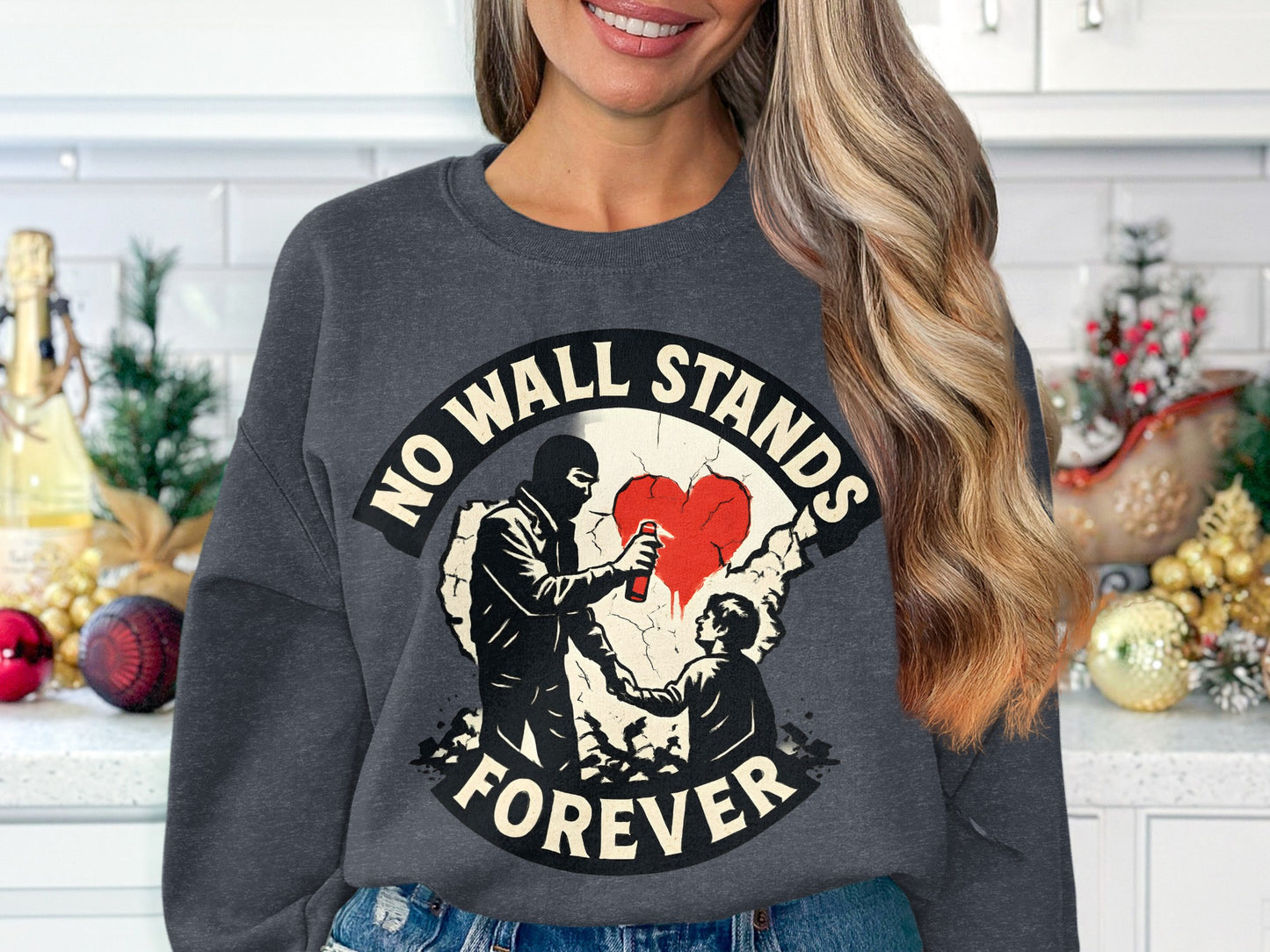 No Wall Stands Forever Graphic Sweatshirt product