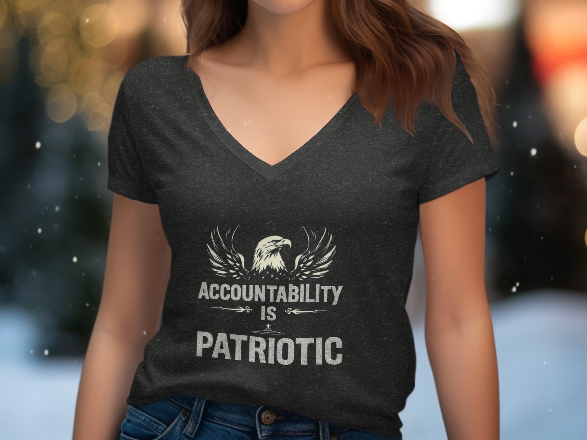 Accountability Is Patriotic Graphic T-shirt product