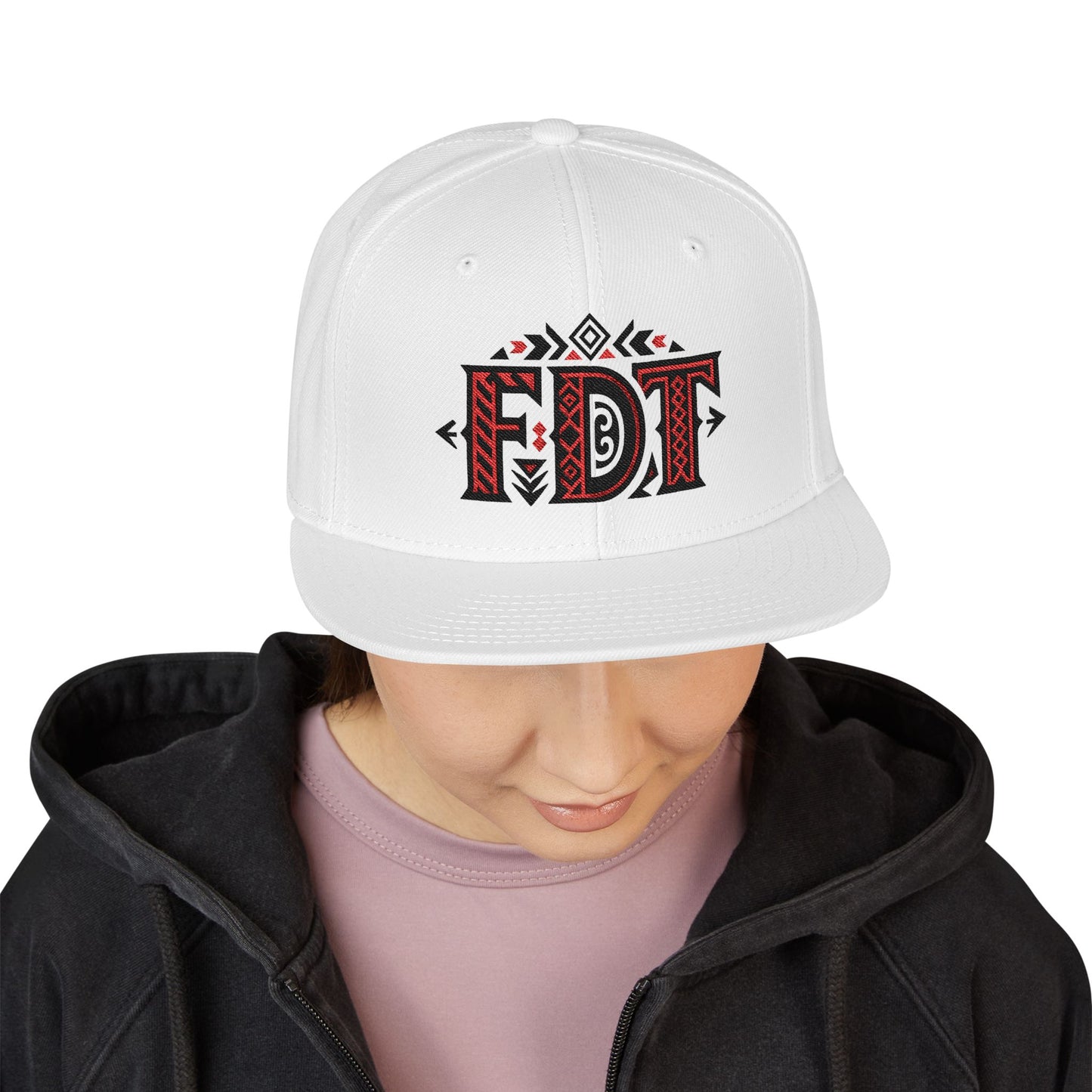 FDT Chinga Tu MAGA Embroidered Snapback Cap, Stylish Adjustable Hat, Gift for Dads, Streetwear Accessory, Trendy Headwear for All Occasions