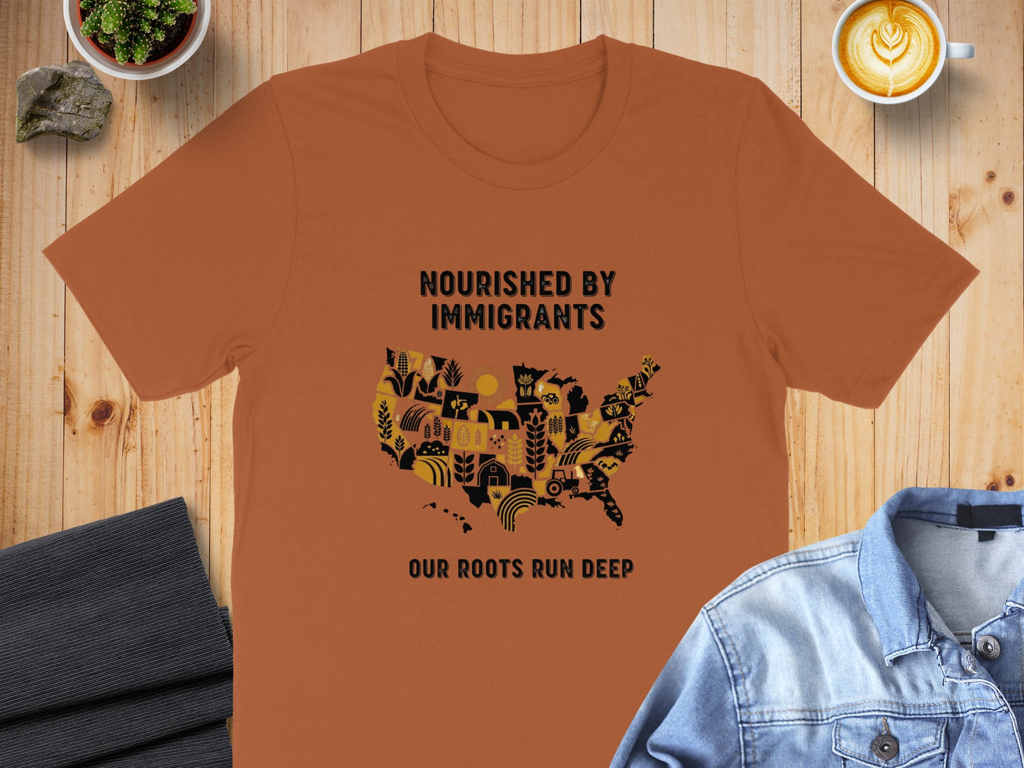 Nourished by Immigrants Graphic T-shirt product type