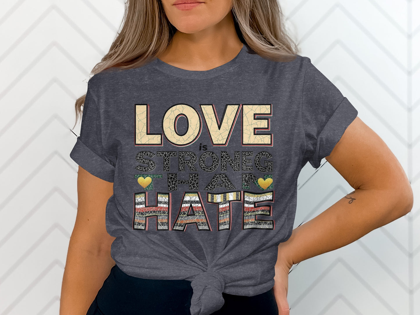 Love is Stronger Than Hate Graphic Tee product