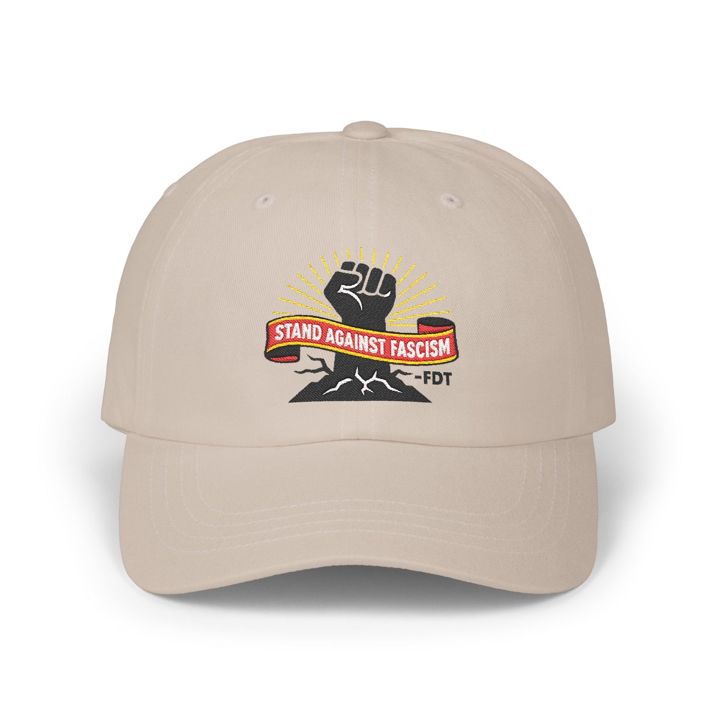 Embroidered Hat Protest No Kings IN America, Resist Anti Fascism Hat