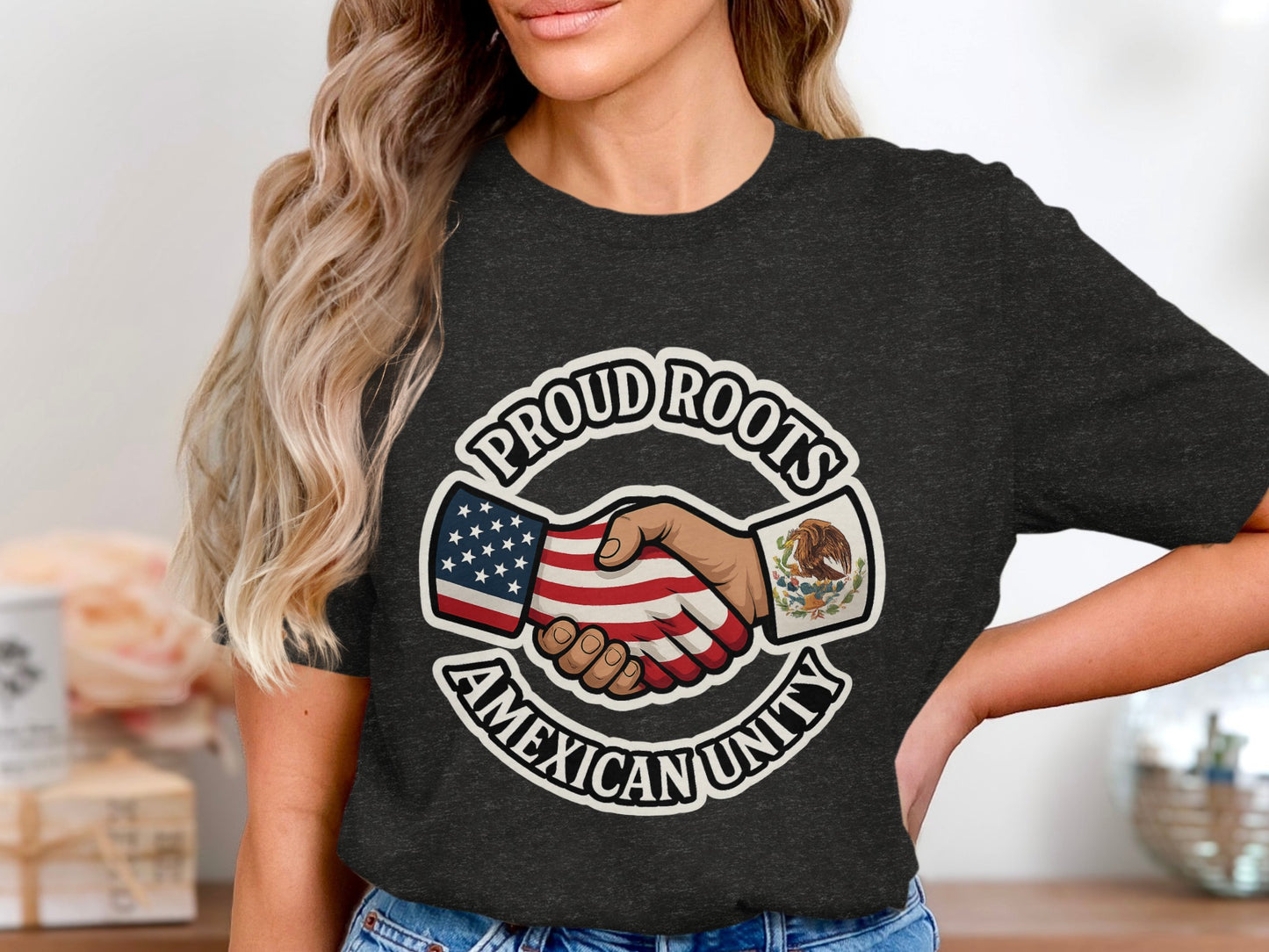 Proud Roots American Mexican Unity T-shirt product