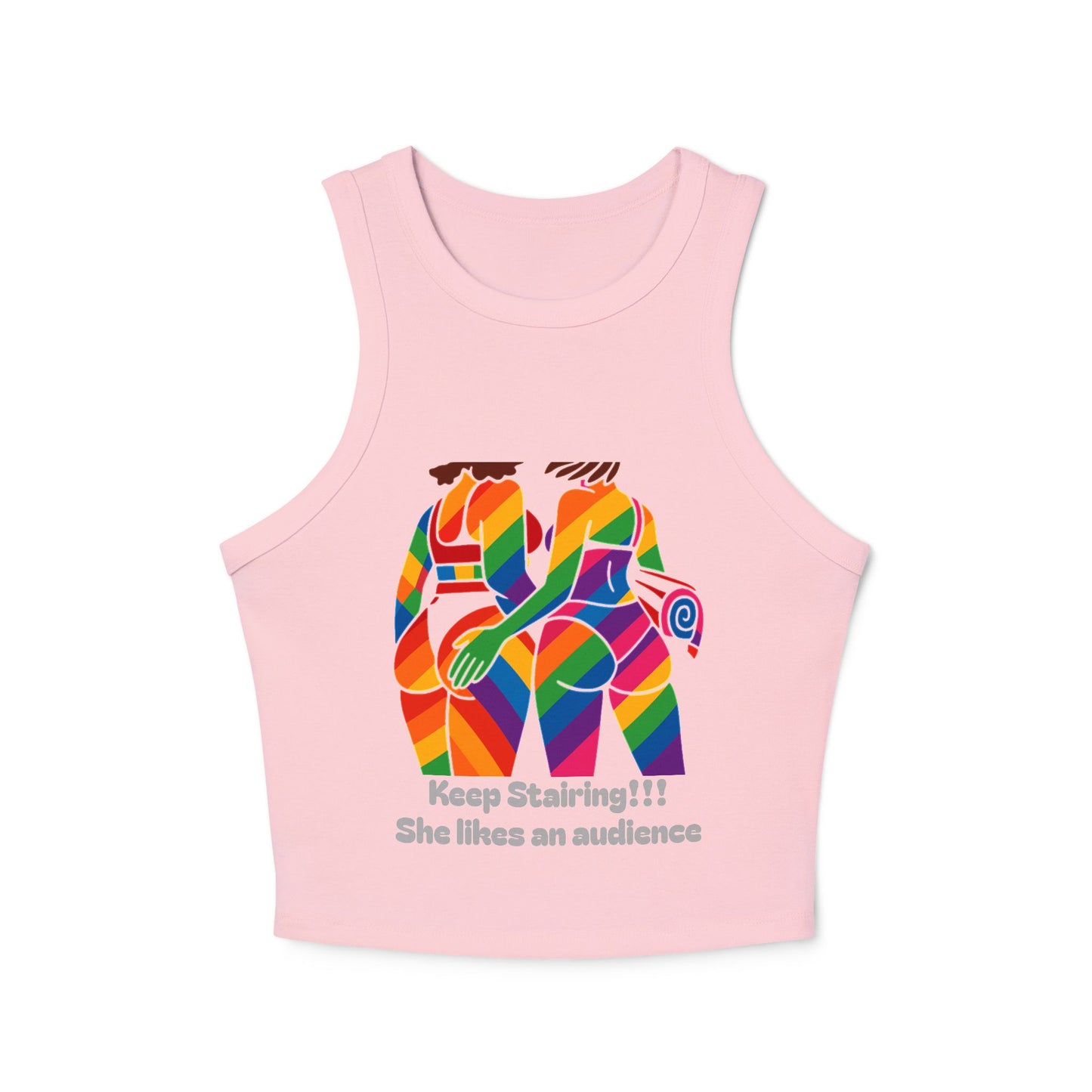 Pride tank top Vibrant Art Racerback Tank, Colorful Summer Top, LGBTQ+ Pride Apparel, Festival Wear, Casual Summer Outfit, Unique Gift Idea