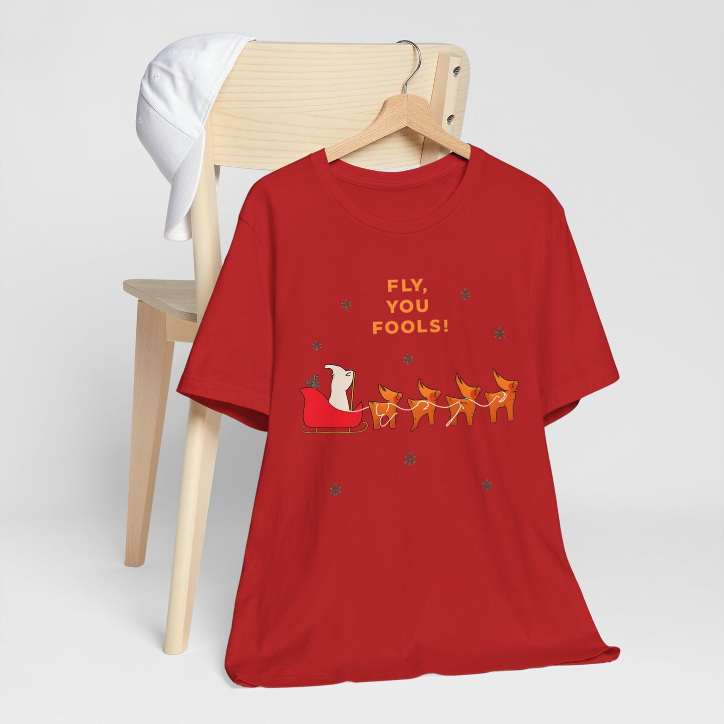 Fly You Fools! Christmas Reindeer Tee