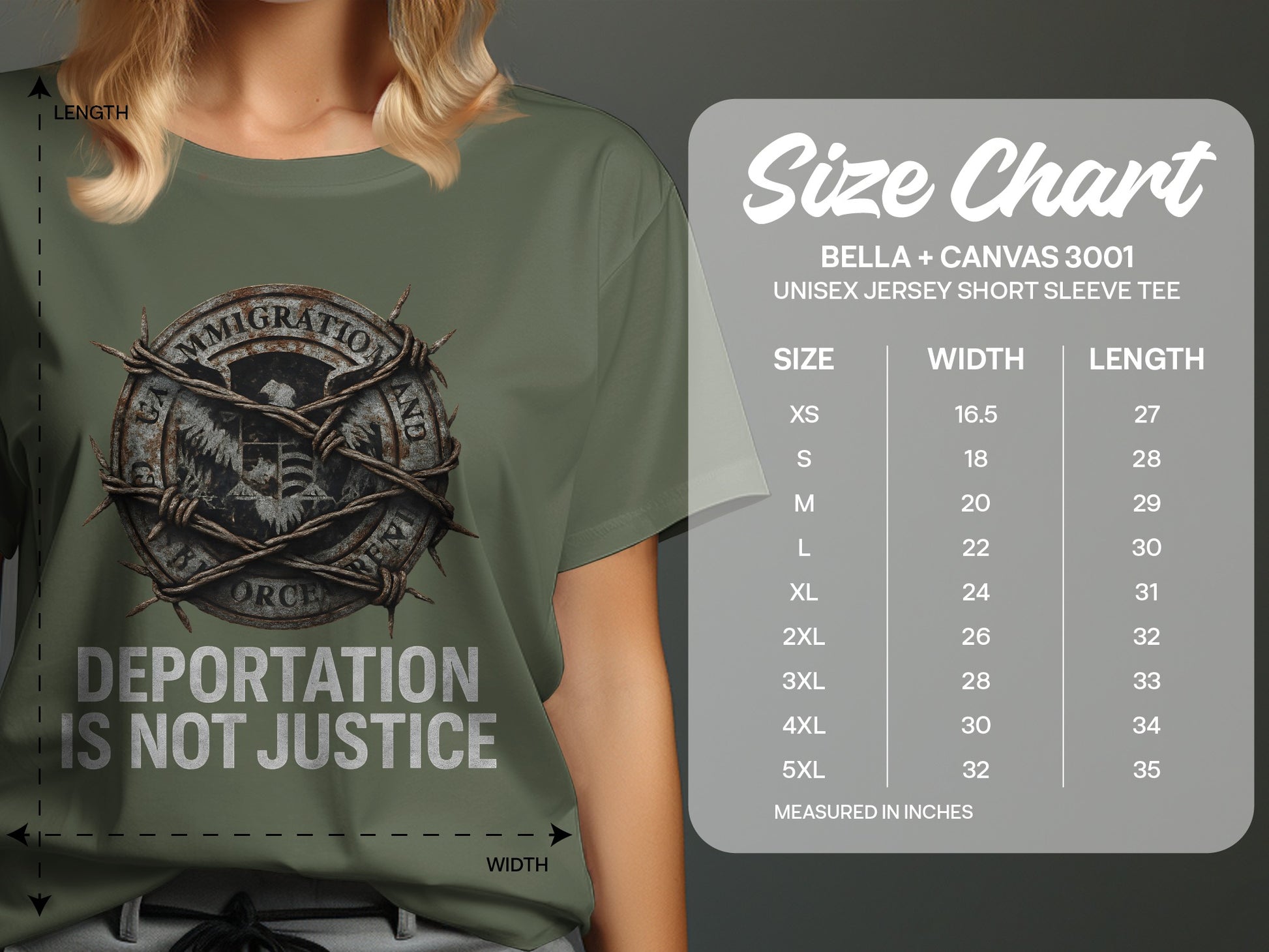Deportation Is Not Justice Jersey Shirt product