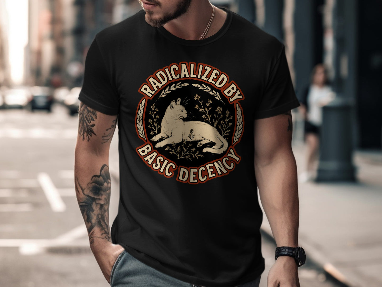 Radicalized By Basic Decency Graphic T-Shirt product