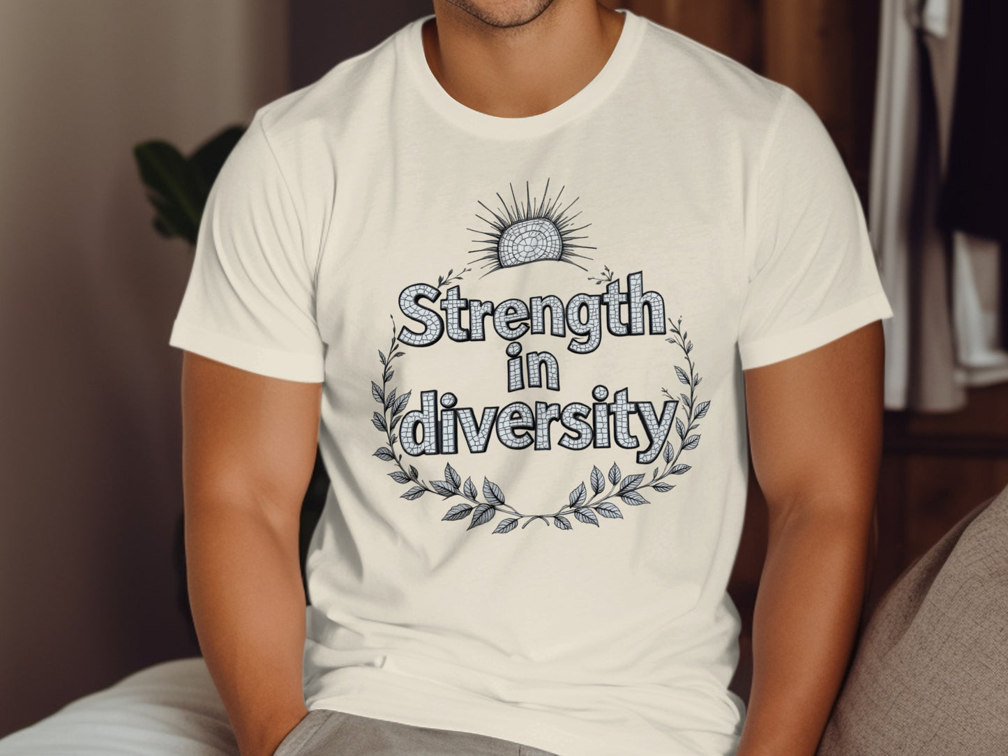Strength in diversity graphic tee product type
