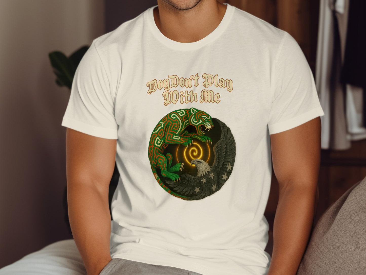 Boy Don't Play With Me Printed T-Shirt product