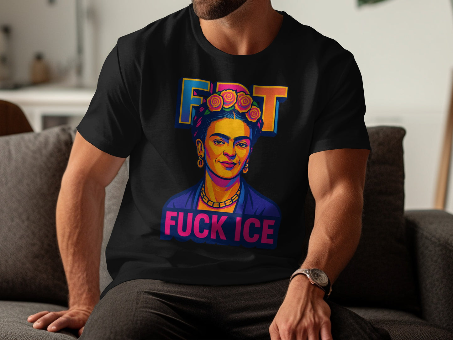 FDT Fuck ICE Graphic Printed T-Shirt product