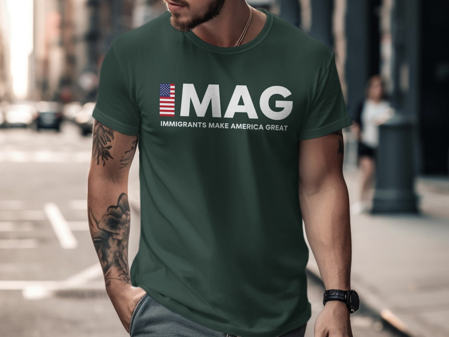 Immigrants Make America Great T-Shirt product