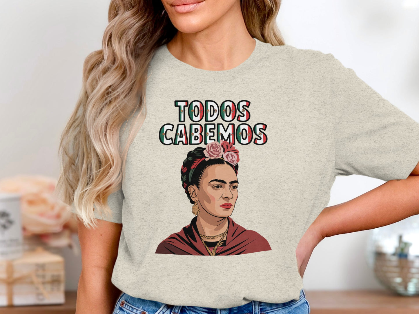 Todos Cabemos Graphic T-Shirt Unique Apparel Product