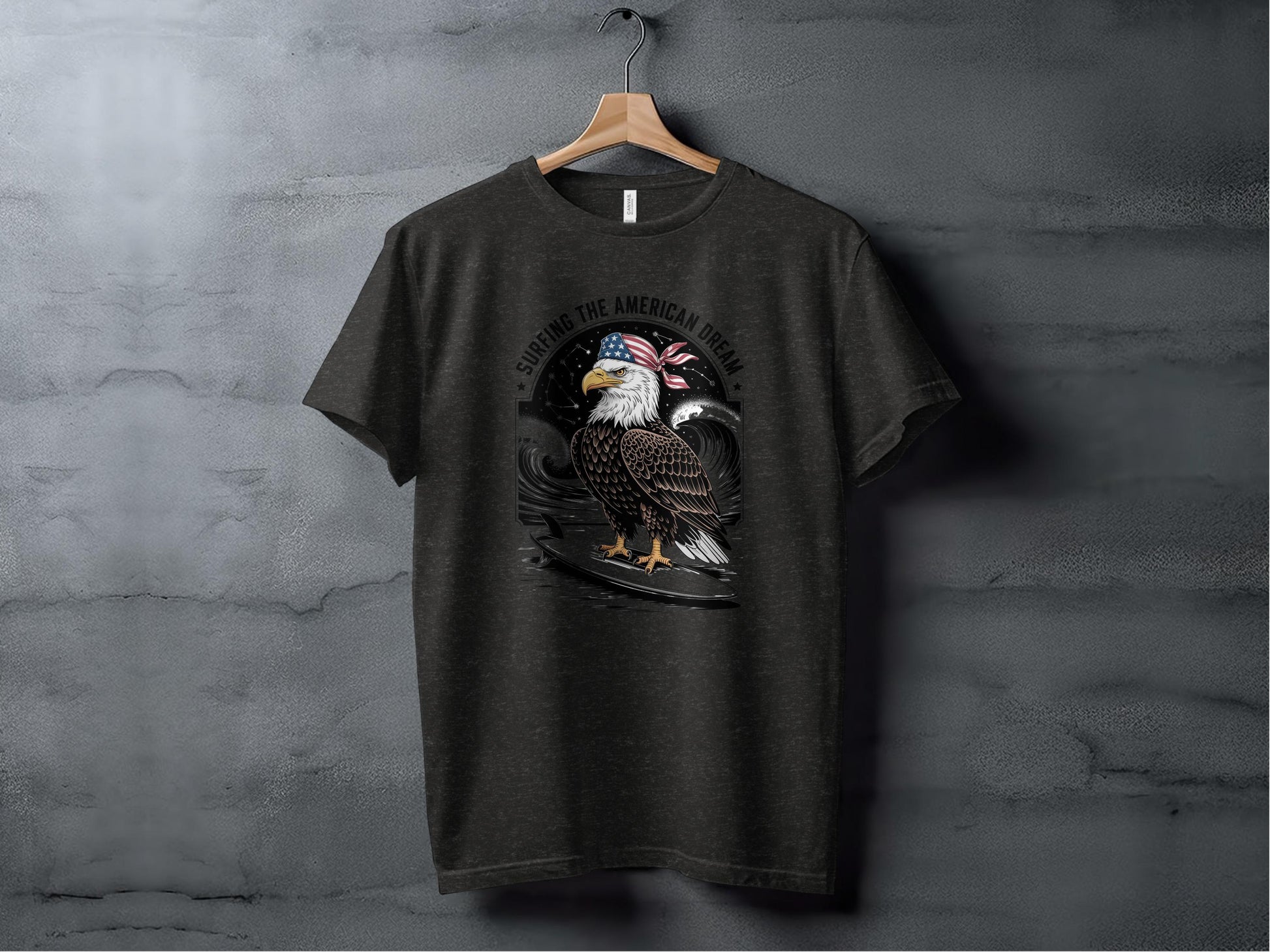 Soaring The American Dream Eagle Graphic T-Shirt product