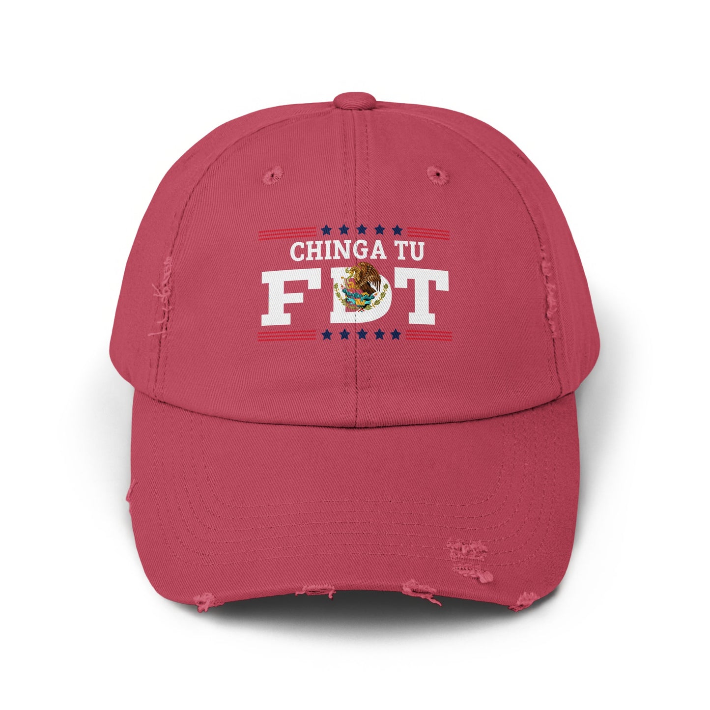 Chinga Tu FDT Distressed Design Cap Hat product