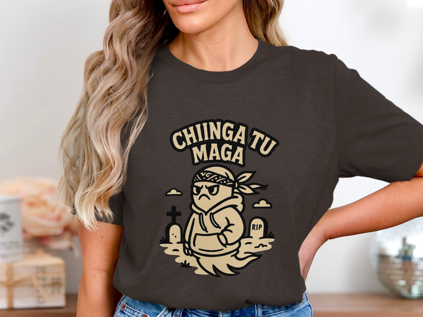 Chiinga Tu Maga RIP Ghost Character T-Shirt product