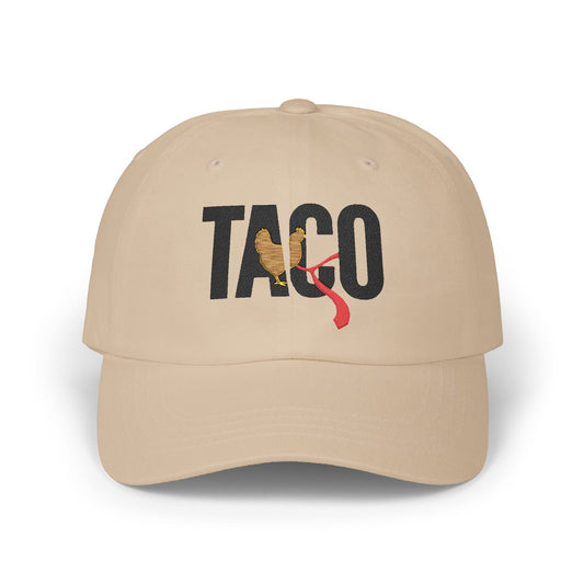 Trump Taco Dad Cap | Funny Hat, Trump Always Chickens Out Hat, Casual Summer Accessory, Perfect for BBQs, Father's Day Gift