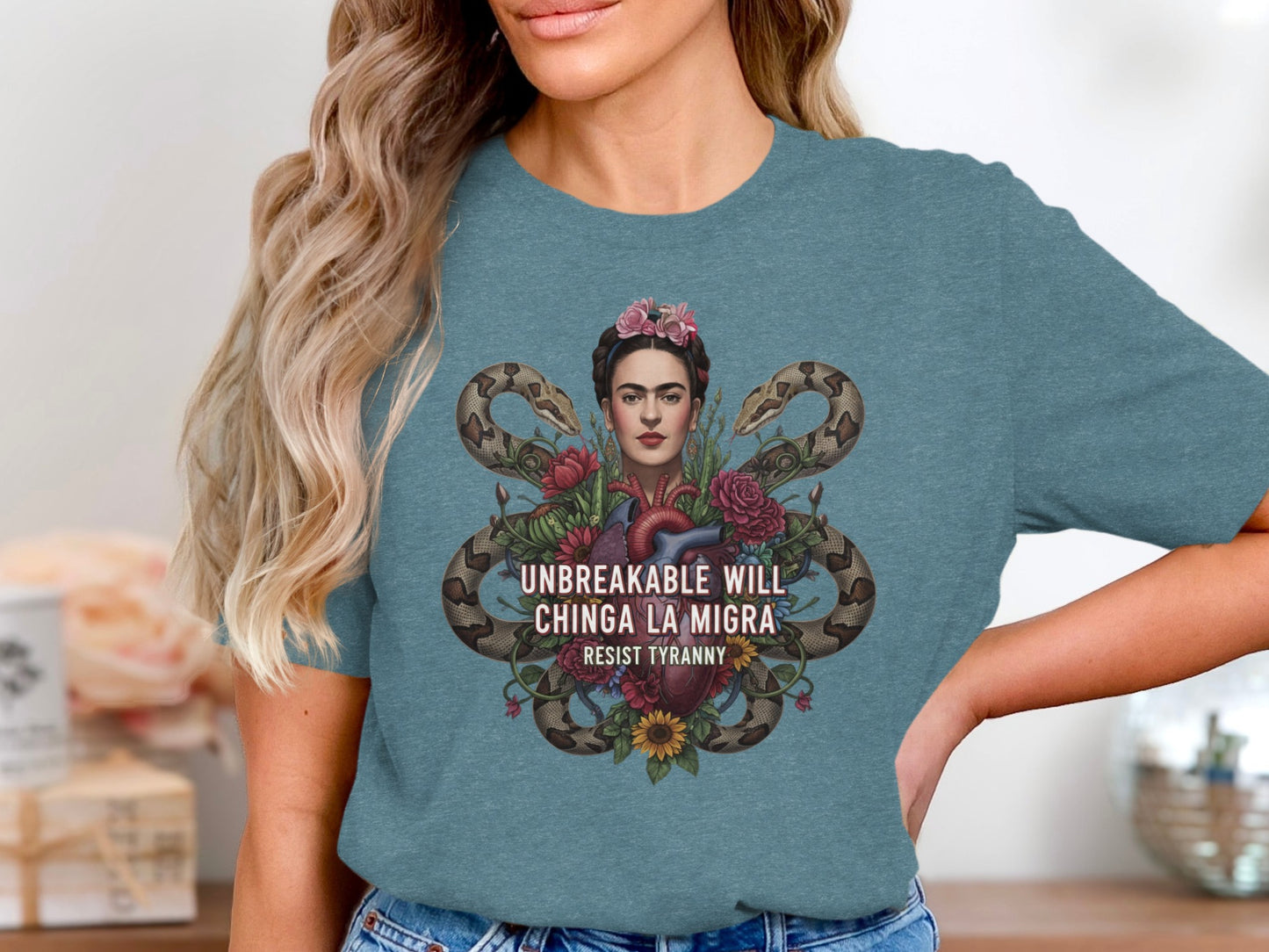Unbreakable Will Chinga La Migra Resist Tyranny product type