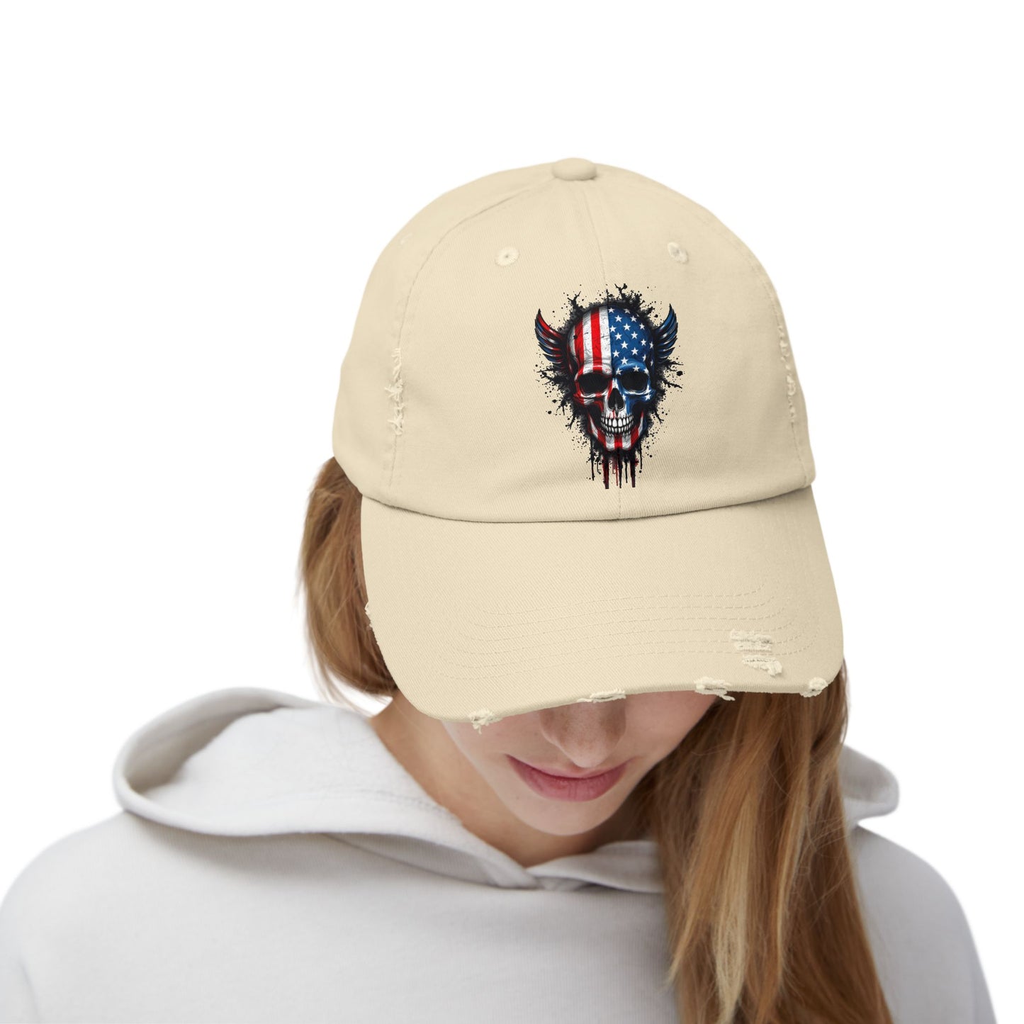 Vintage American Freedom Distressed Cap