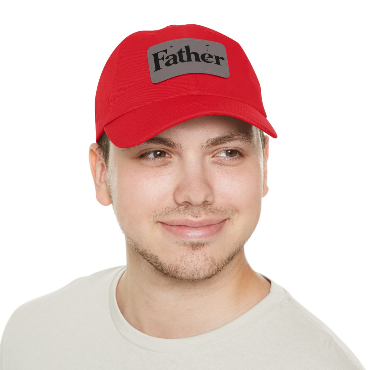 Stylish Father Dad Hat with Leather Patch - Perfect Gift for Dads