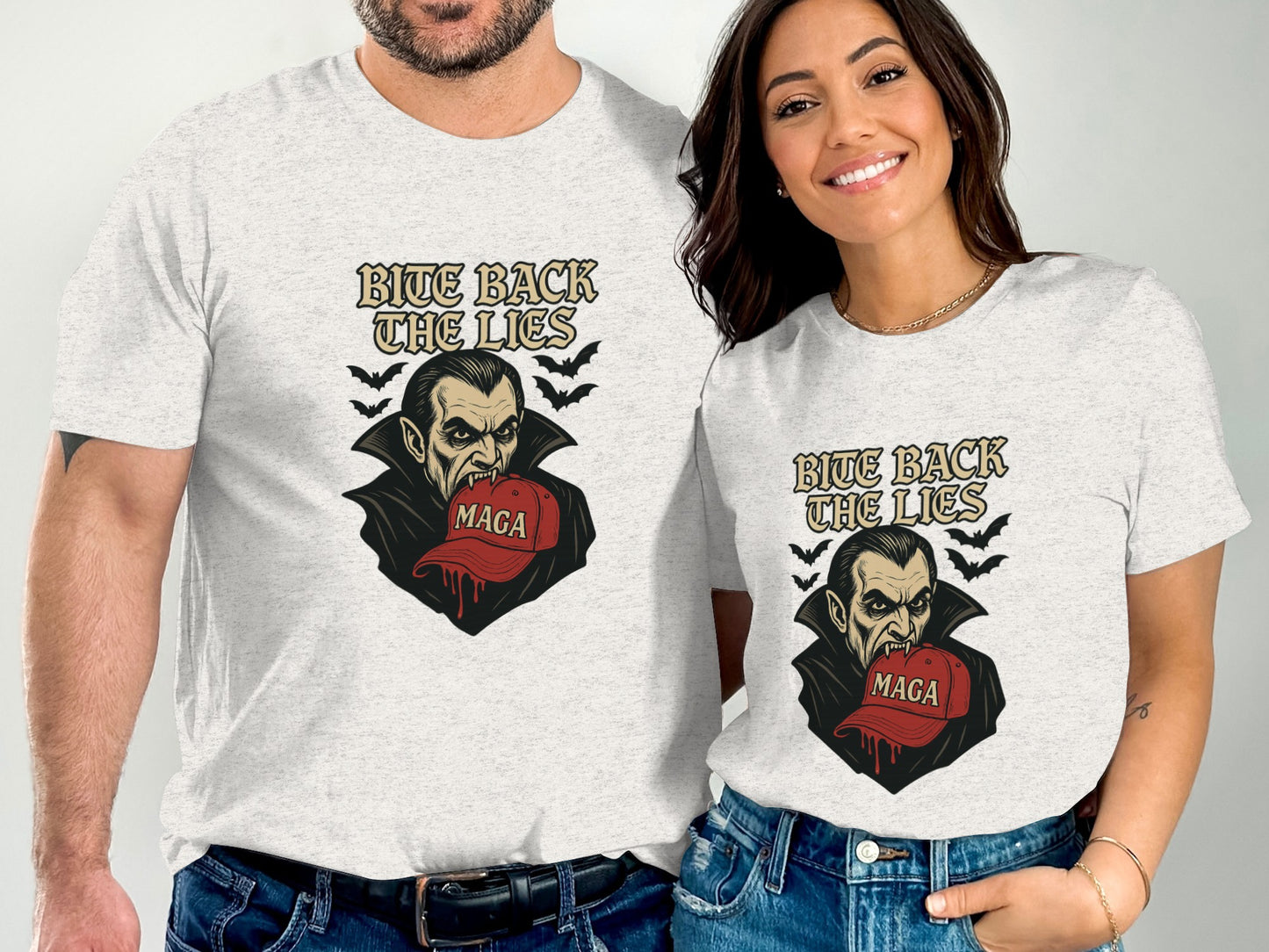 Bite Back The Lies Vampire Themed Graphic product type