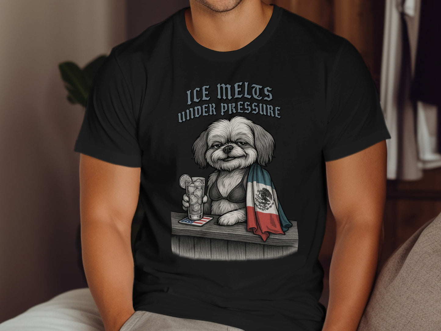 Ice Melts Under Pressure Dog Graphic T-shirt product