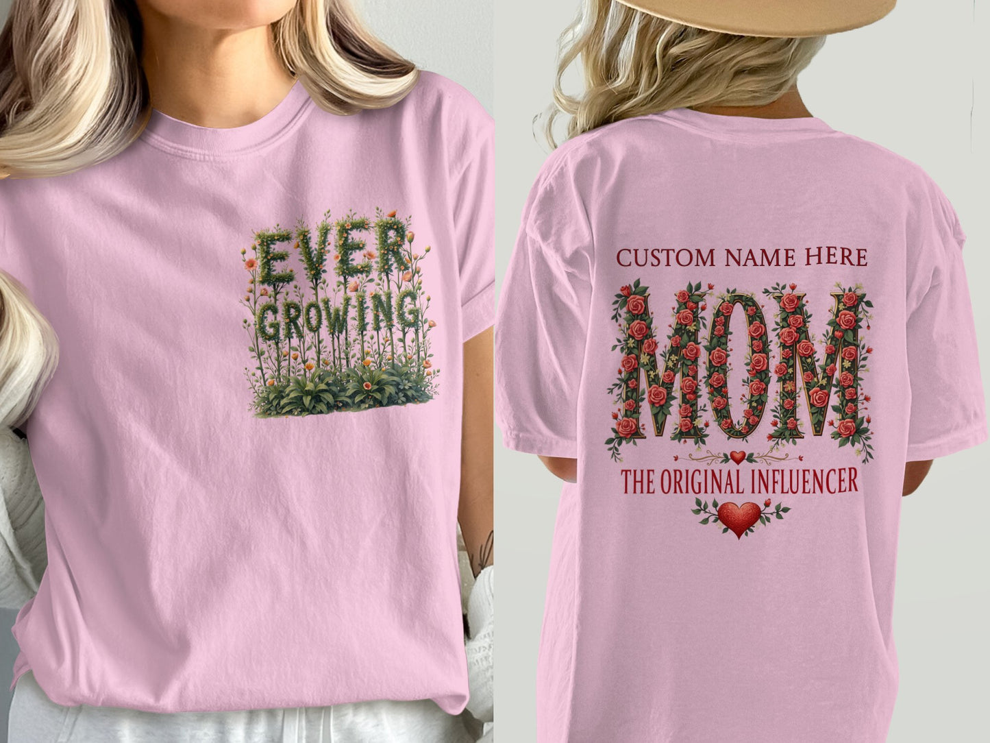 Ever Growing Custom Name Here MOM Shirt product type