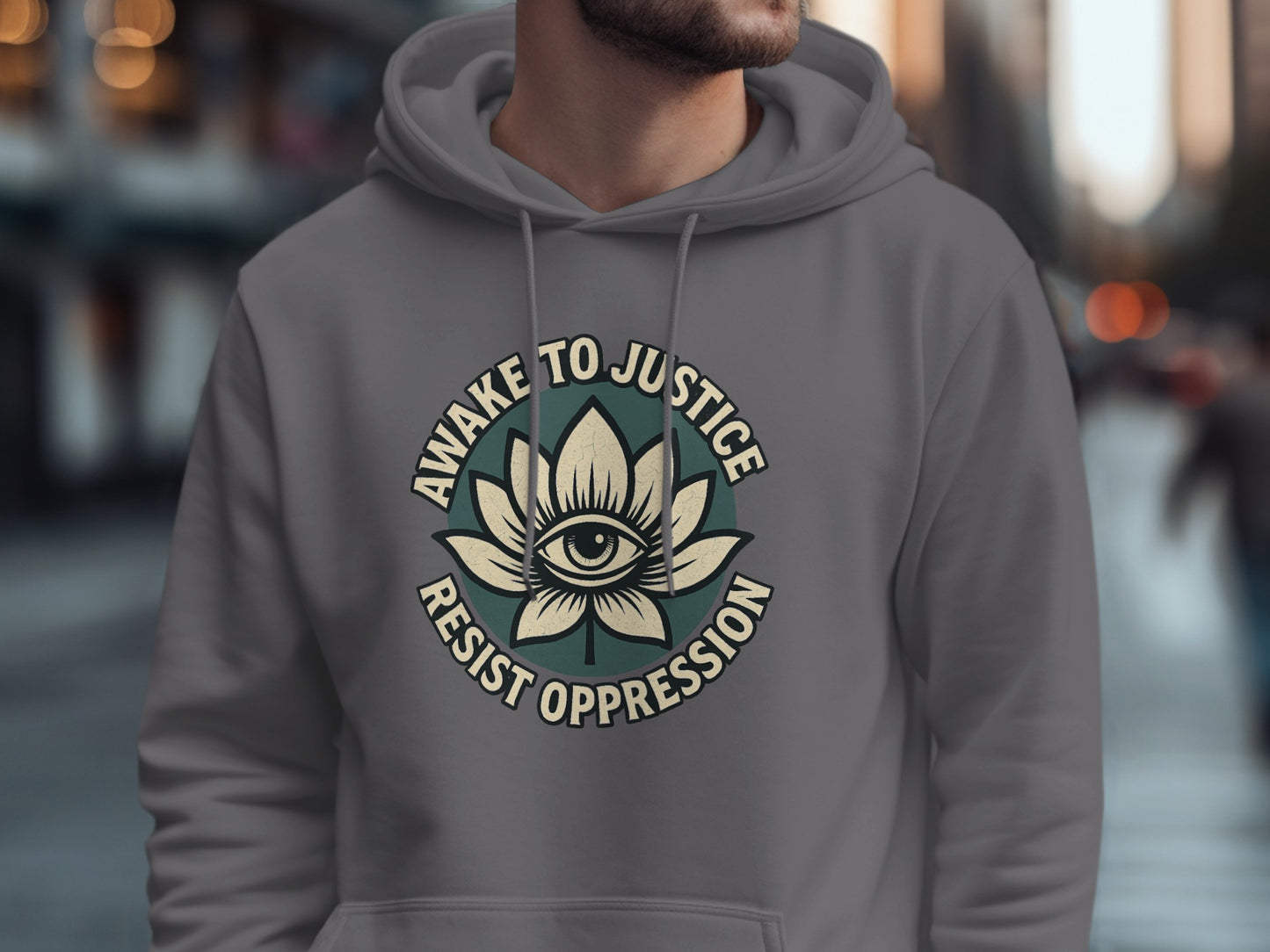 Awake To Justice Resist Oppression Hoodie product type