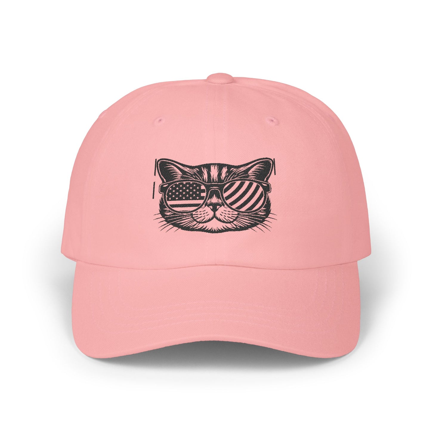 Cool Cat Cap, Vintage Cat Hat, Unisex Adjustable Cap, Perfect Gift, Casual Outdoor Style