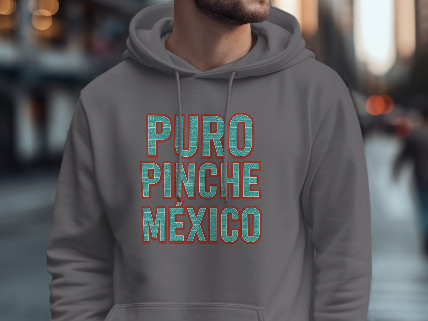 Puro Pinche México Graphic Hoodie Sweatshirt product type