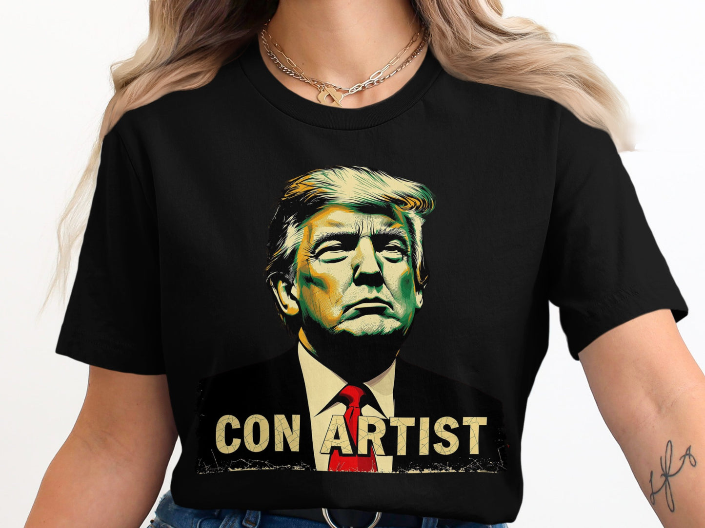 Con Artist Graphic Tee Bold Statement Product
