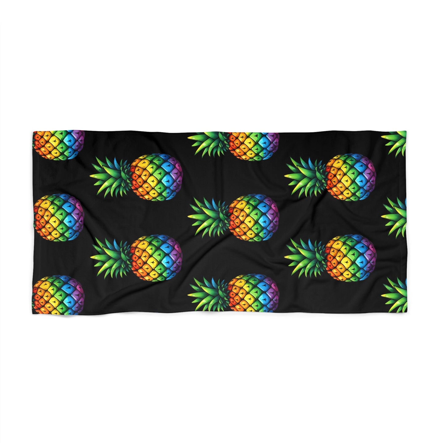 pride towell Vibrant Pineapple Beach Towel, Summer Beach Gear, Tropical Pool Accessories, Perfect for Vacations, Gift for Beach Lovers