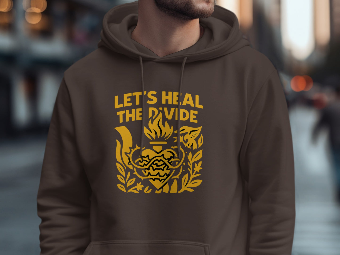 Let's Heal The Divide Graphic Hoodie product type