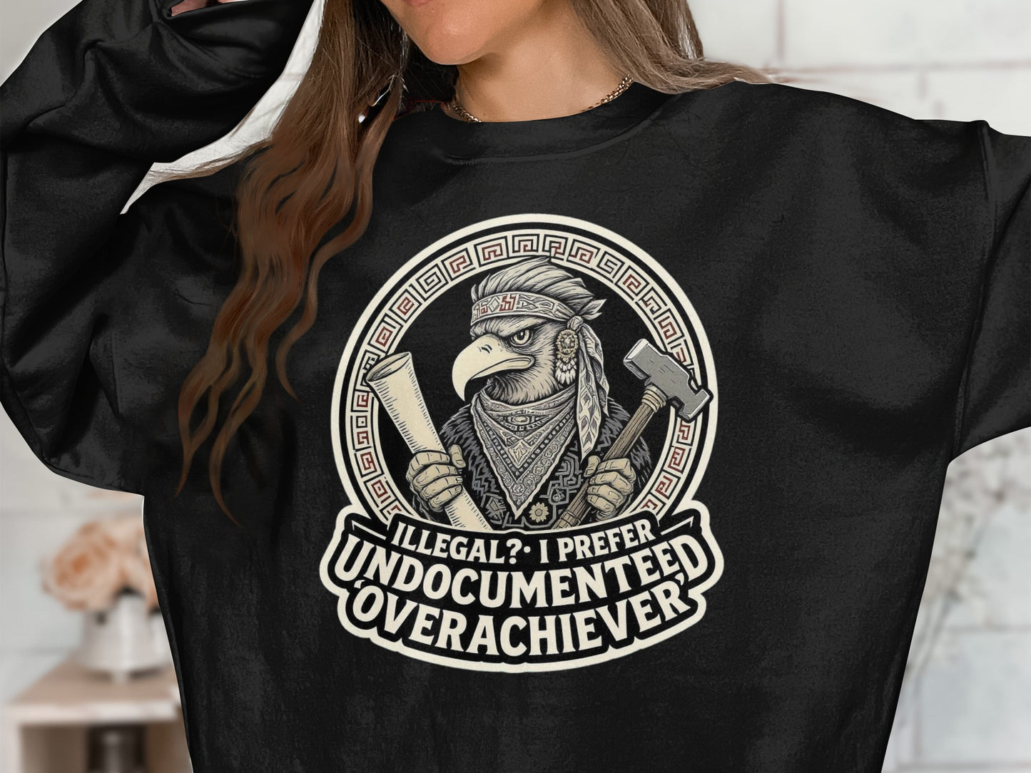 Undocumented Overachiever Design Sweatshirt Product