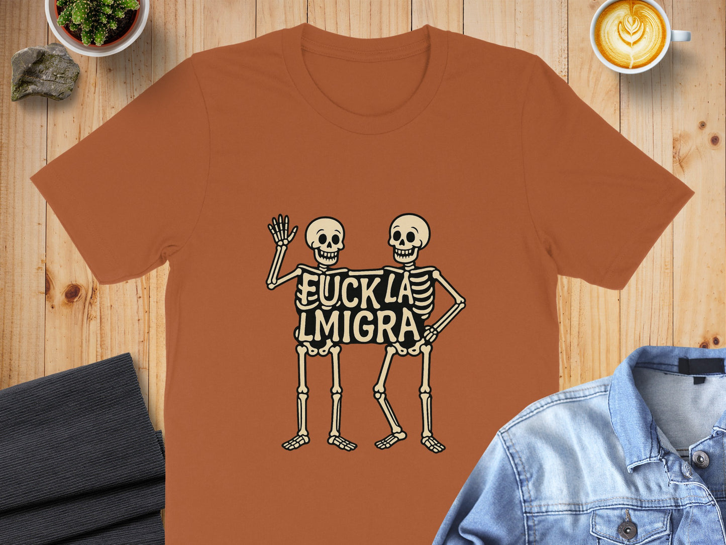 Skeletons Graphic Print Statement T-Shirt product