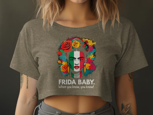 Frida Baby Colorful Graphic Crop Top product