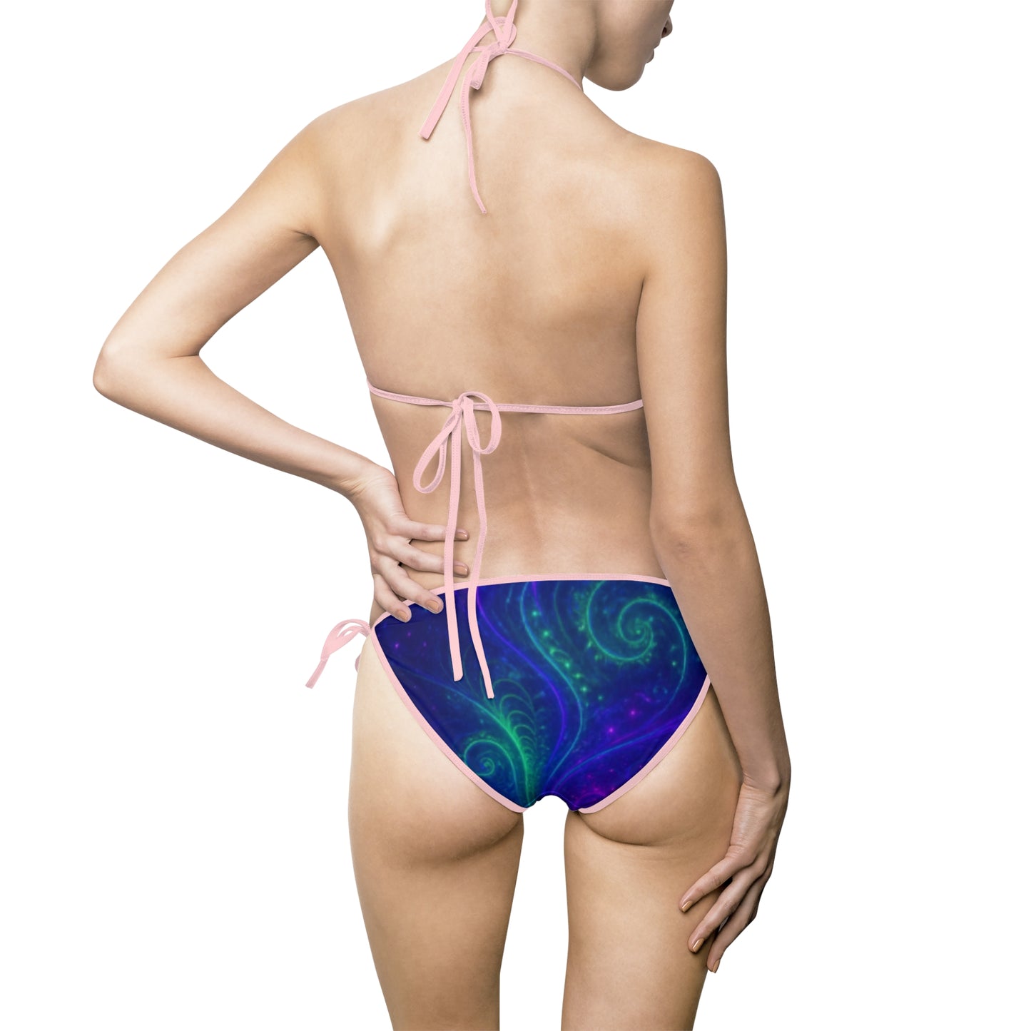 Pride-Inspired Women's Bikini Swimwear, Beachwear, Summer Fun Swimsuit, LGBTQ+ Ally Bathing Suit, Pool Party Swim